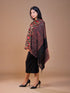 Women's Aari Embroidery Wool Stole